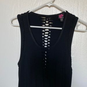 2B cutout maxi dress